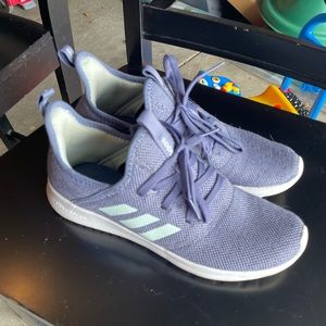 Adidas Cloudfoam Girls Shoes Purple